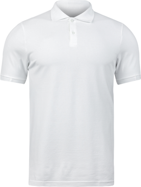 White Polo Shirt Cutout